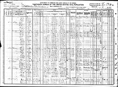 Williamson, Wayne county, New York 1910 census record met vermelding van gezin Jacob Jan van Staan
